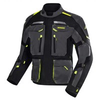 Moto jakna RAZOR crna/fluo 2XL