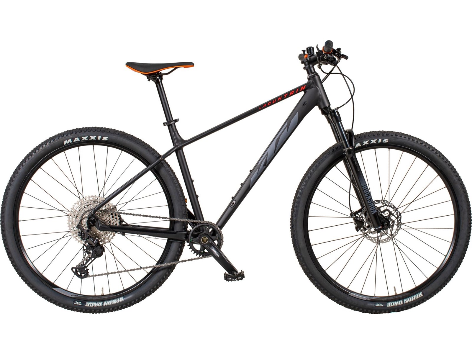 L. MOUNTAIN (S) 29 M/43 black matt Deore XT 1X12