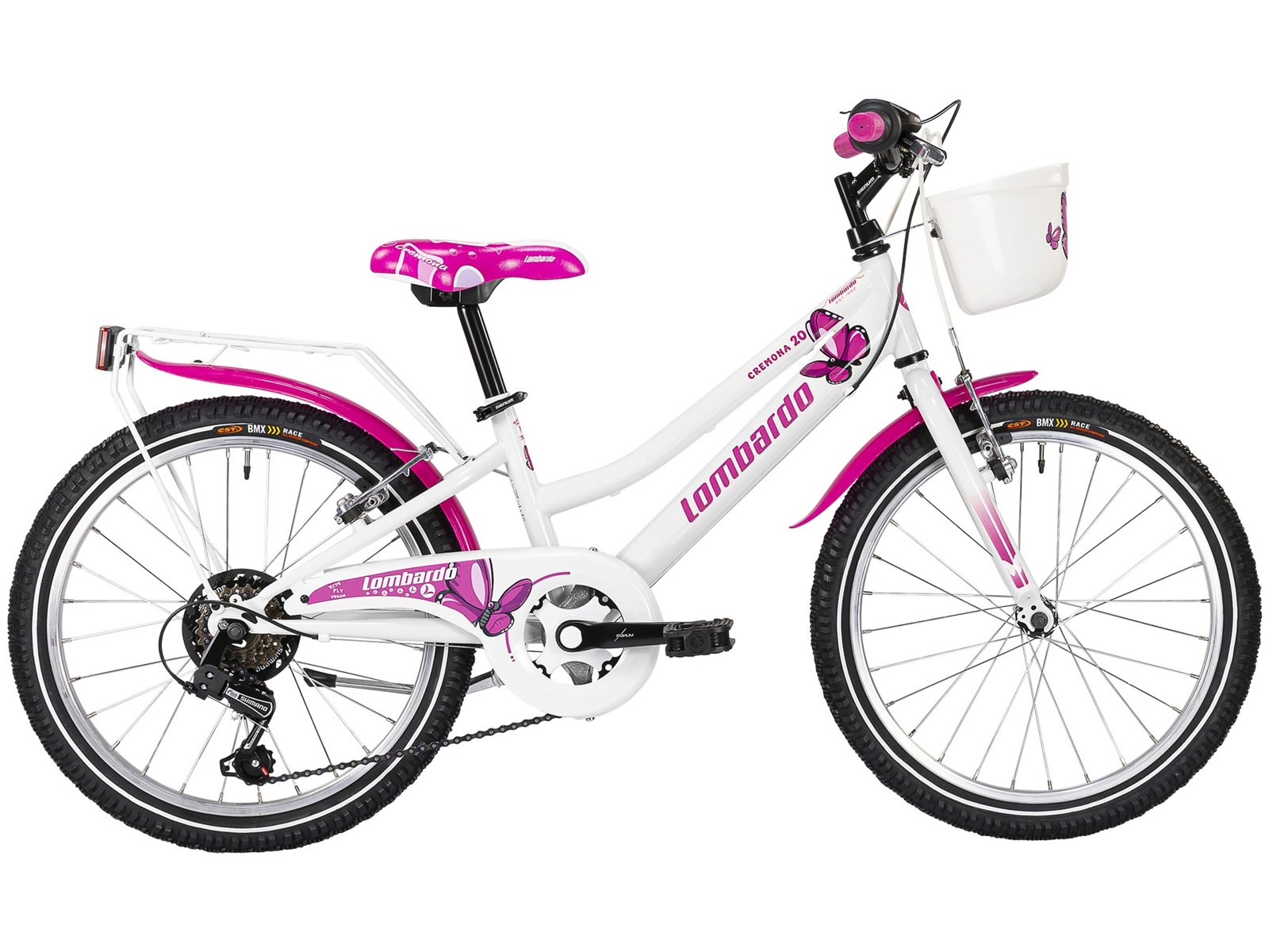 CREMONA 20/6 white/fucsia