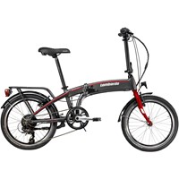 ISCHIA 20 e-bike titanium/crveni mat