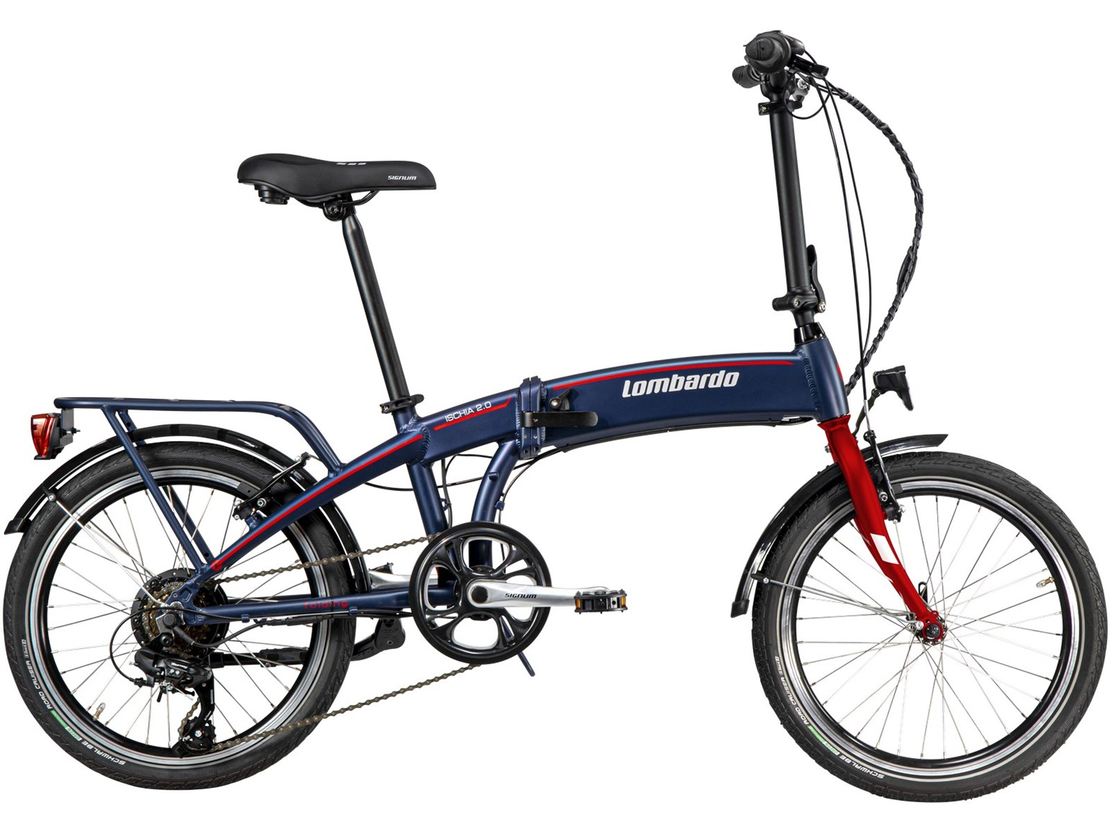 ISCHIA 20 e-bike plavi mat