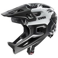 Uvex kaciga React jr. fullface 52-56 black-white