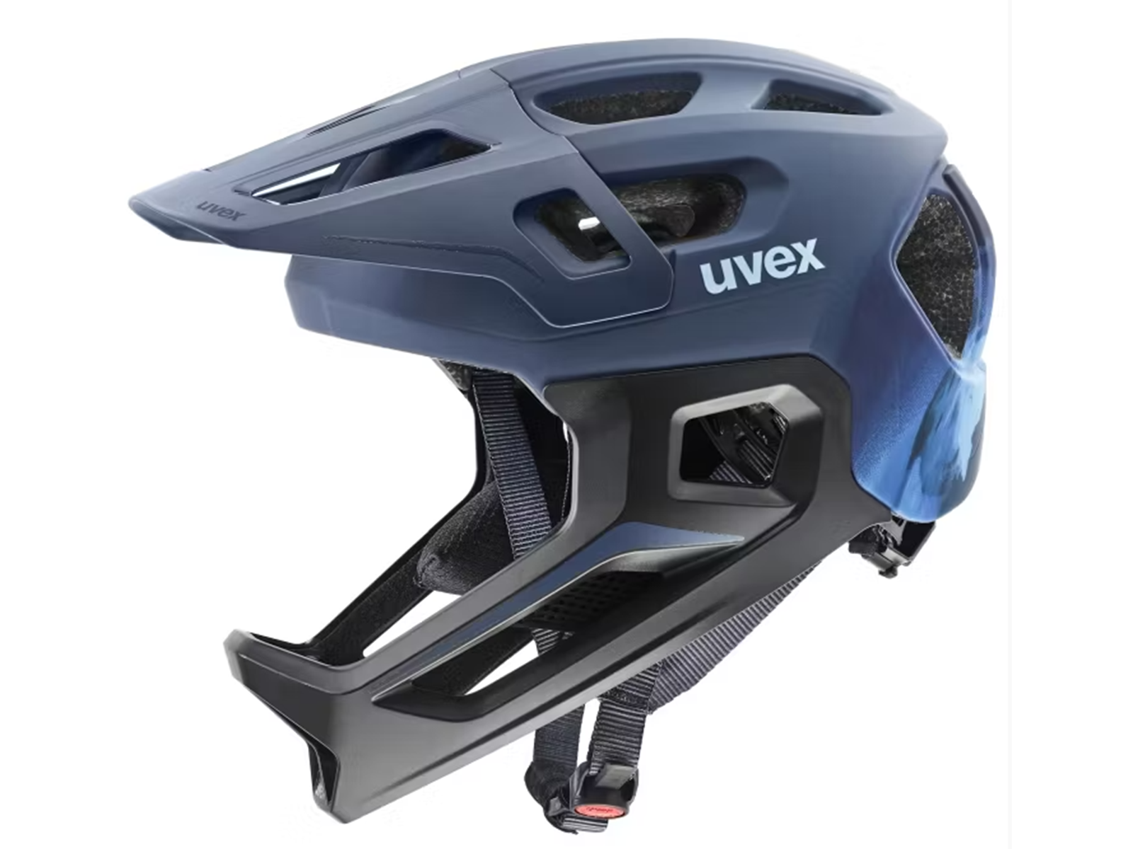 Uvex kaciga React jr. fullface 52-56 blue