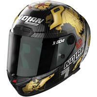 Kaciga X804 RS Ultra Carbon Checa 25 S gold