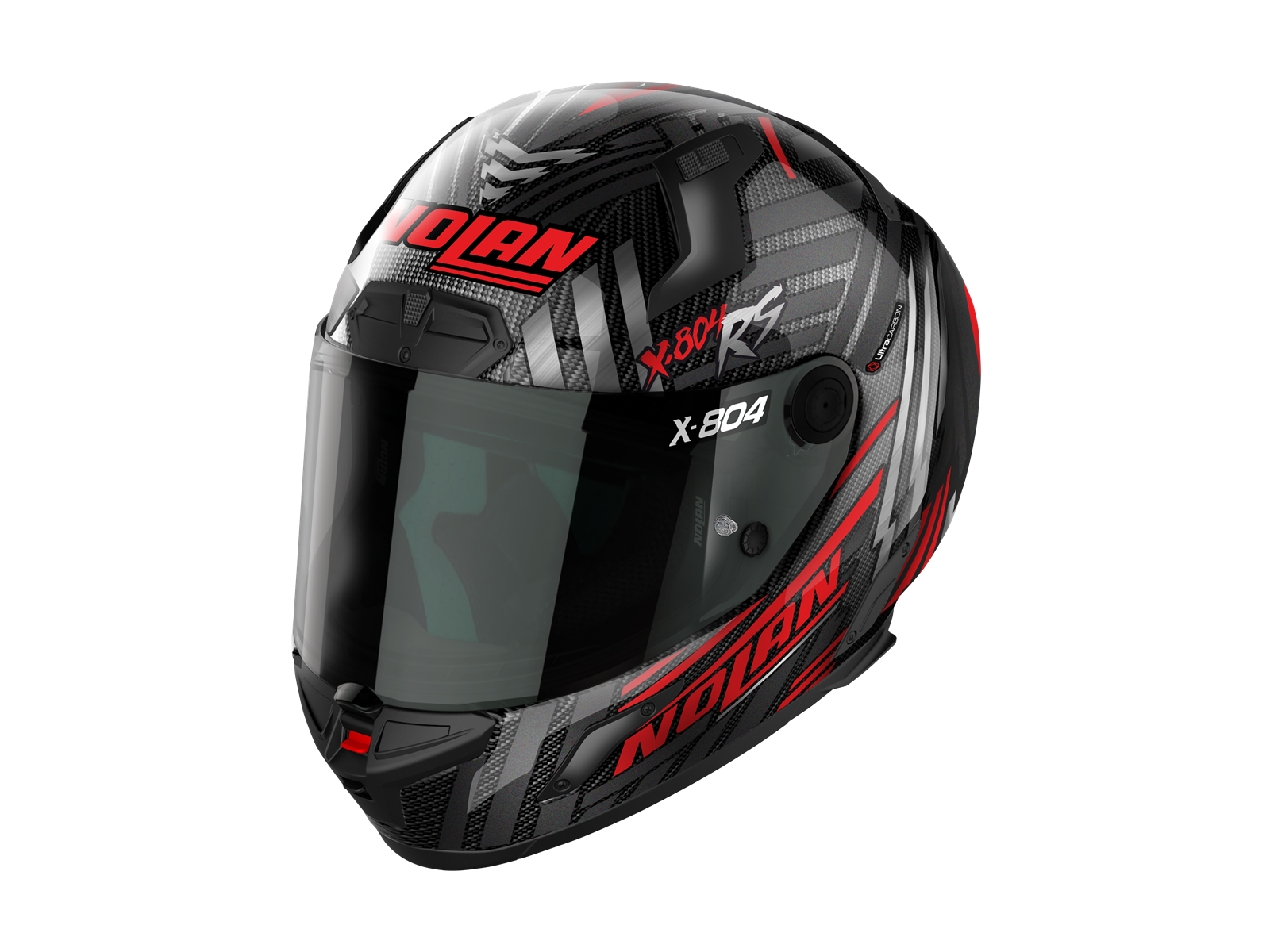 Kaciga X804 RS Ultra Carbon Spectre 18 XL crno/crvena