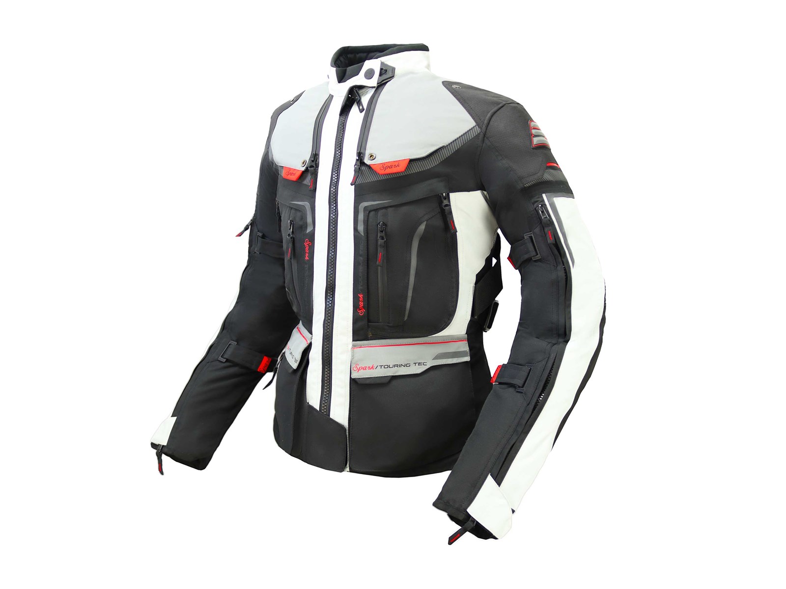 Moto jakna NEVADA lady L siva