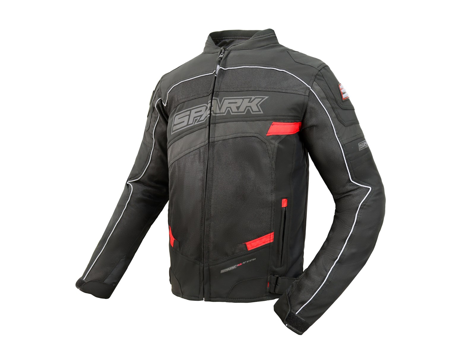Moto jakna MONTAUK crna 2XL